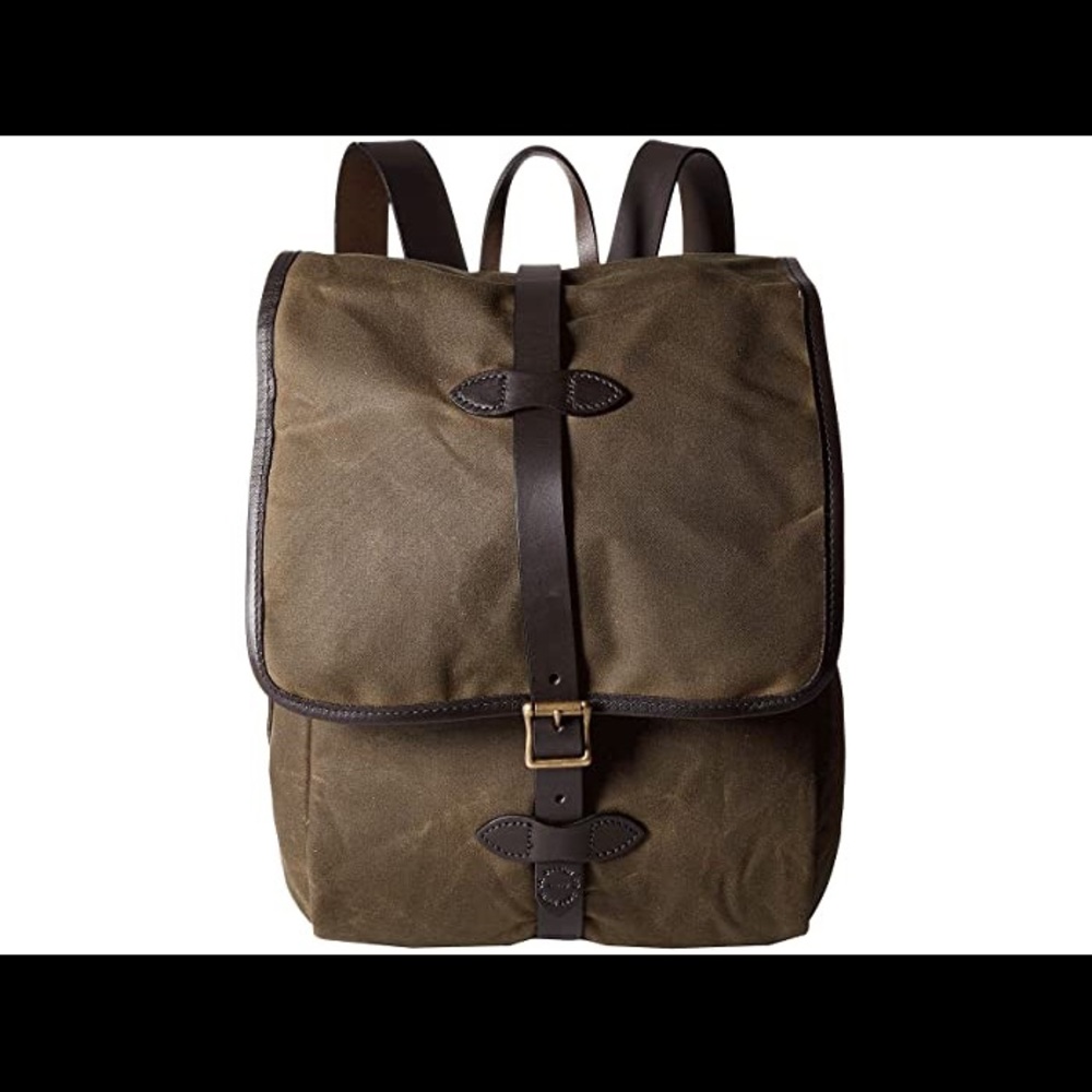 Filson Tin Cloth Backpack (Otter Green)